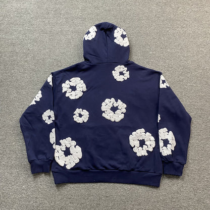 DENIM TEARS COTTON WREATH HOODIE NAVY - netstar®