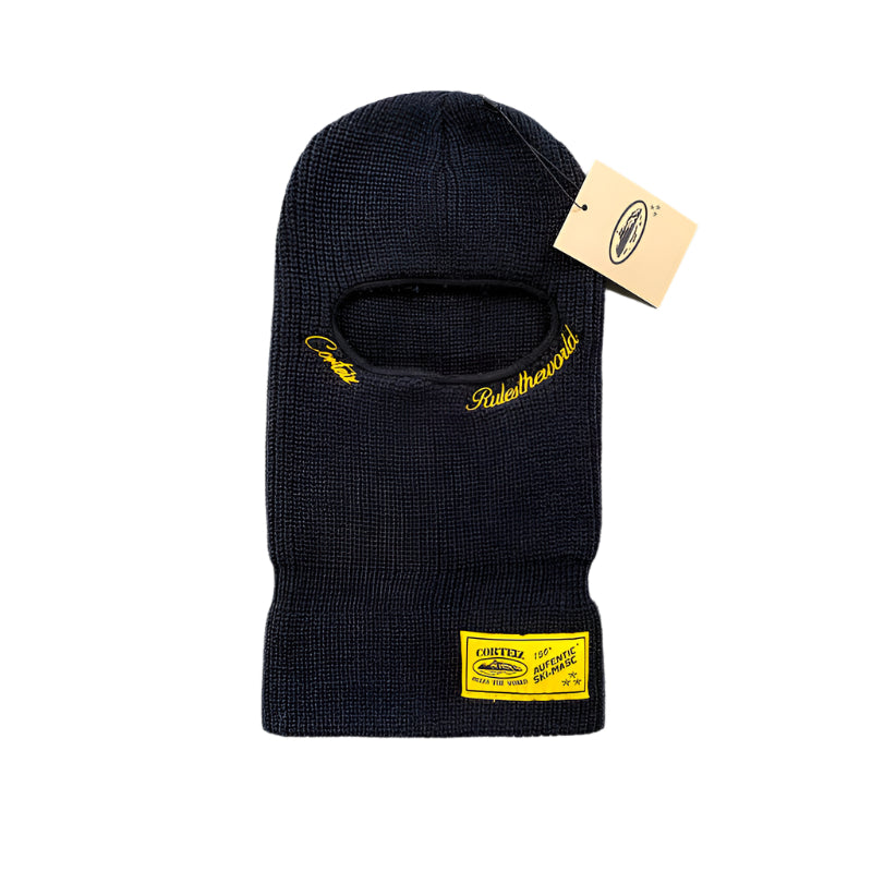 CORTEIZ KNIT BALACLAVA BLACK YELLOW - netstar®