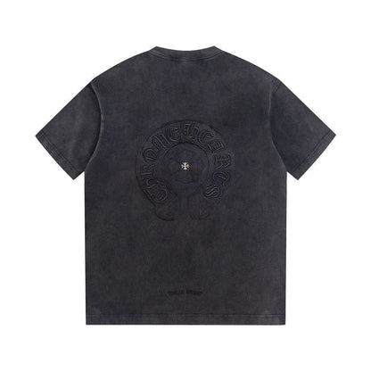 CHROME HEARTS VINTAGE WASHED T-SHIRT DARK GREY - netstar®