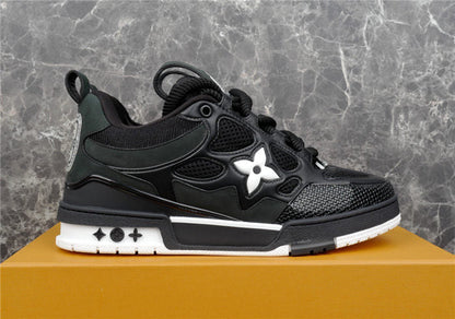 LOUIS VUITTON LV SKATE SNEAKER BLACK WHITE - netstar