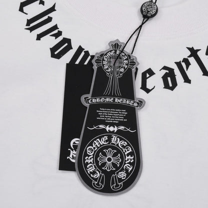 CHROME HEARTS LOGO COLLAR T-SHIRT WHITE - netstar®