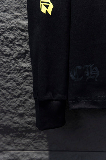 CHROME HEARTS YELLOW COLLAR LONGSLEEVE BLACK - netstar®