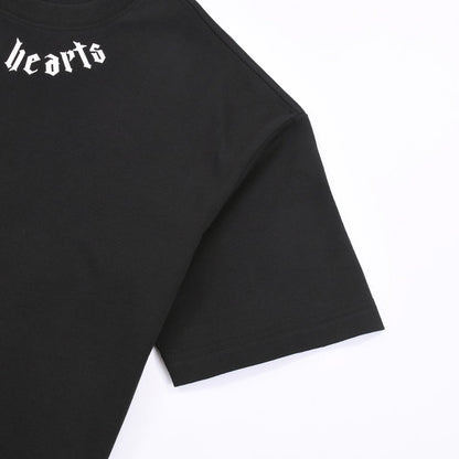CHROME HEARTS LOGO COLLAR T-SHIRT BLACK - netstar®