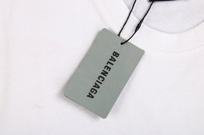 BALENCIAGA x SUPREME RED BLACK S T-SHIRT WHITE