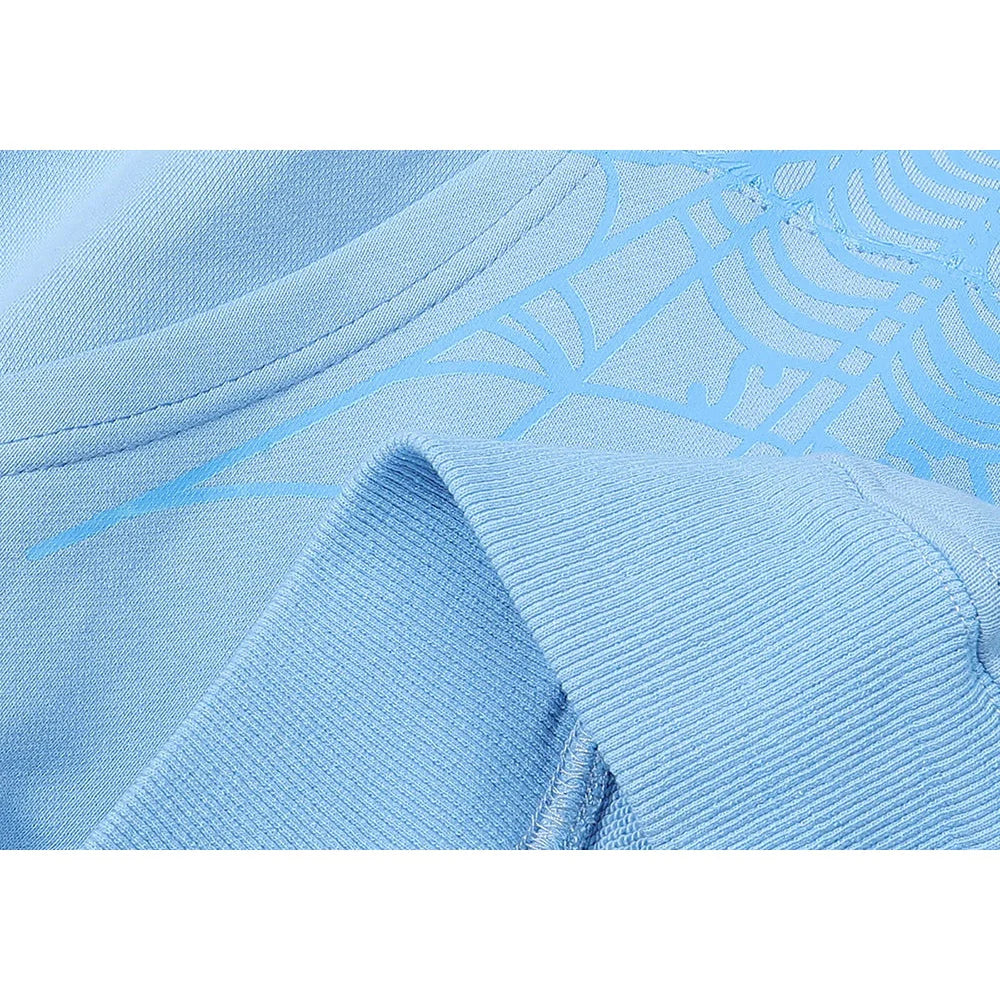 SP5DER WEB HOODIE SKY BLUE - netstar®