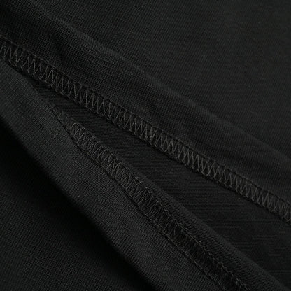 Burberry Check Collar Black T-Shirt