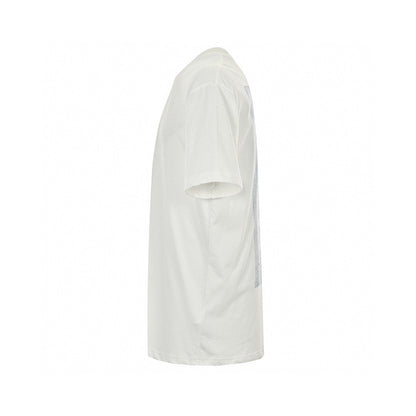 Burberry White T-Shirt with Knight Graphic