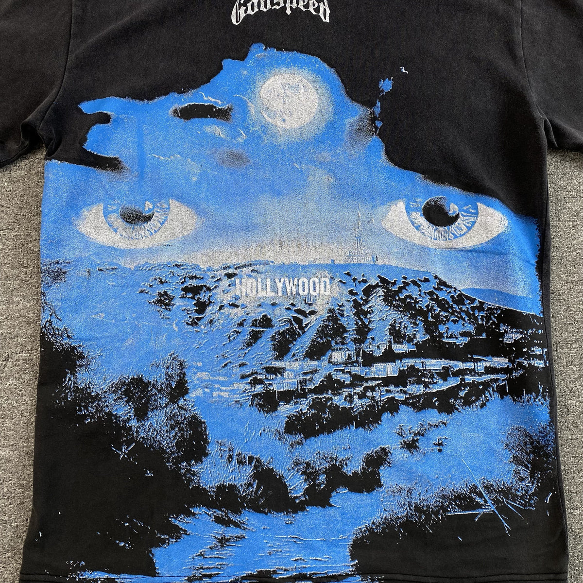 GODSPEED HILLS HAVE EYES T-SHIRT WASHED BLACK - netstar®
