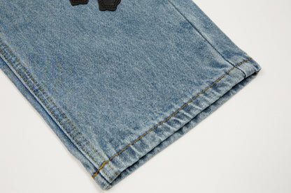 CHROME HEARTS X LEVI'S CROSS PATCH JEANS - netstar®