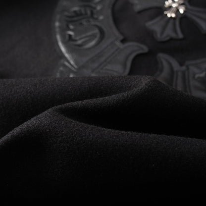 CHROME HEARTS HORSE SHOE LOGO VARSITY JACKET BLACK - netstar®