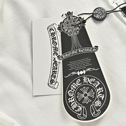 CHROME HEARTS CROSS PATCH COLLAR T-SHIRT WHITE - netstar®