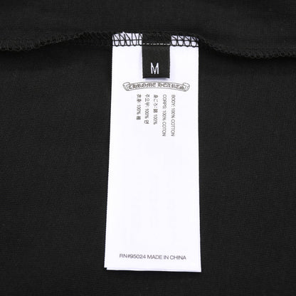 CHROME HEARTS LOGO COLLAR T-SHIRT BLACK - netstar®