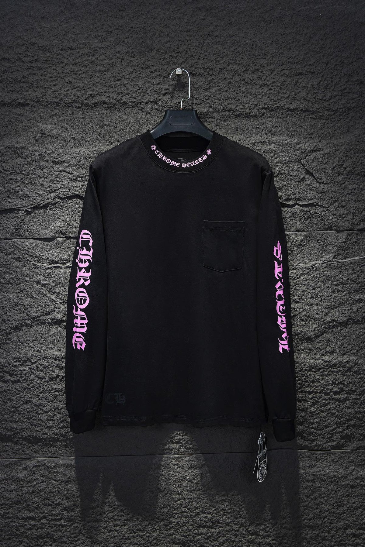 CHROME HEARTS PURPLE COLLAR LONGSLEEVE BLACK - netstar®