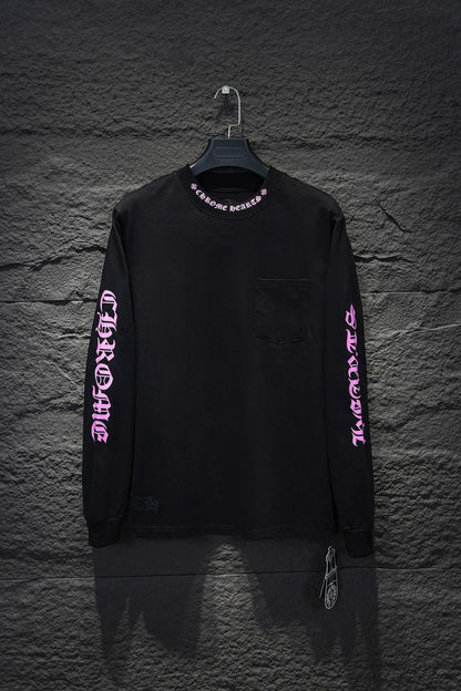 CHROME HEARTS PURPLE COLLAR LONGSLEEVE BLACK - netstar®