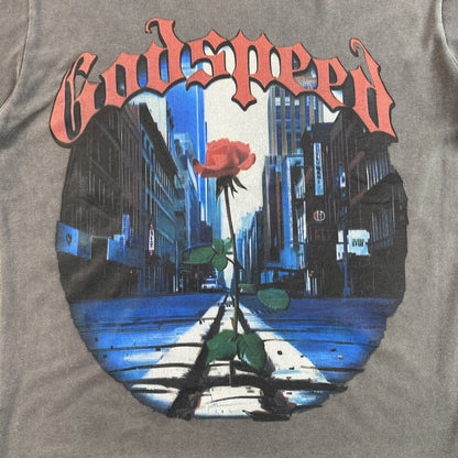 GODSPEED E PLURIBUS UNUM T-SHIRT WASHED GREY - netstar®