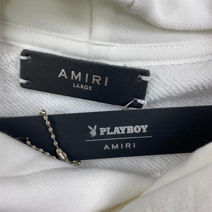 AMIRI PLAYBOY LOGO HOODIE WHITE GREEN - netstar®