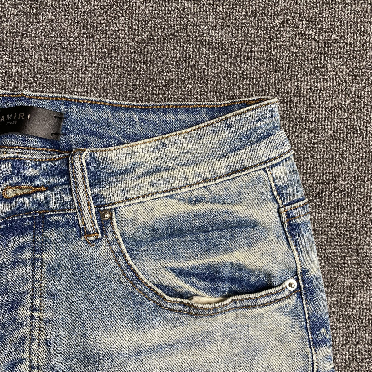 AMIRI VARSITY LOGO JEANS - netstar®