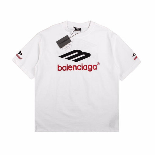 BALENCIAGA LOGO GRAPHIC T-SHIRT WHITE