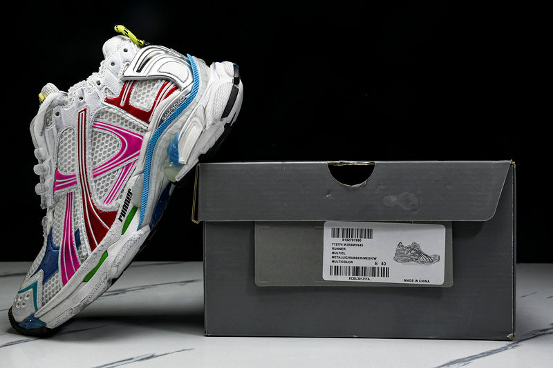 BALENCIAGA RUNNER x WHITE MULTICOLOR