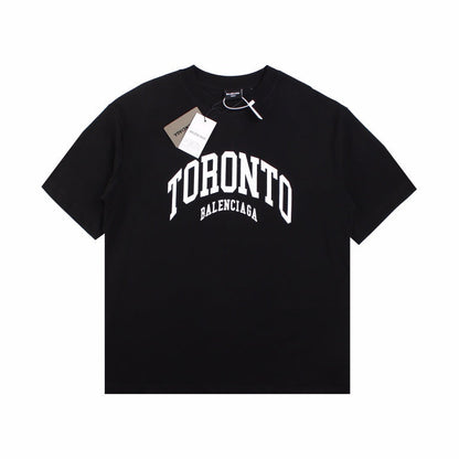 BALENCIAGA TORONTO LOGO T-SHIRT BLACK