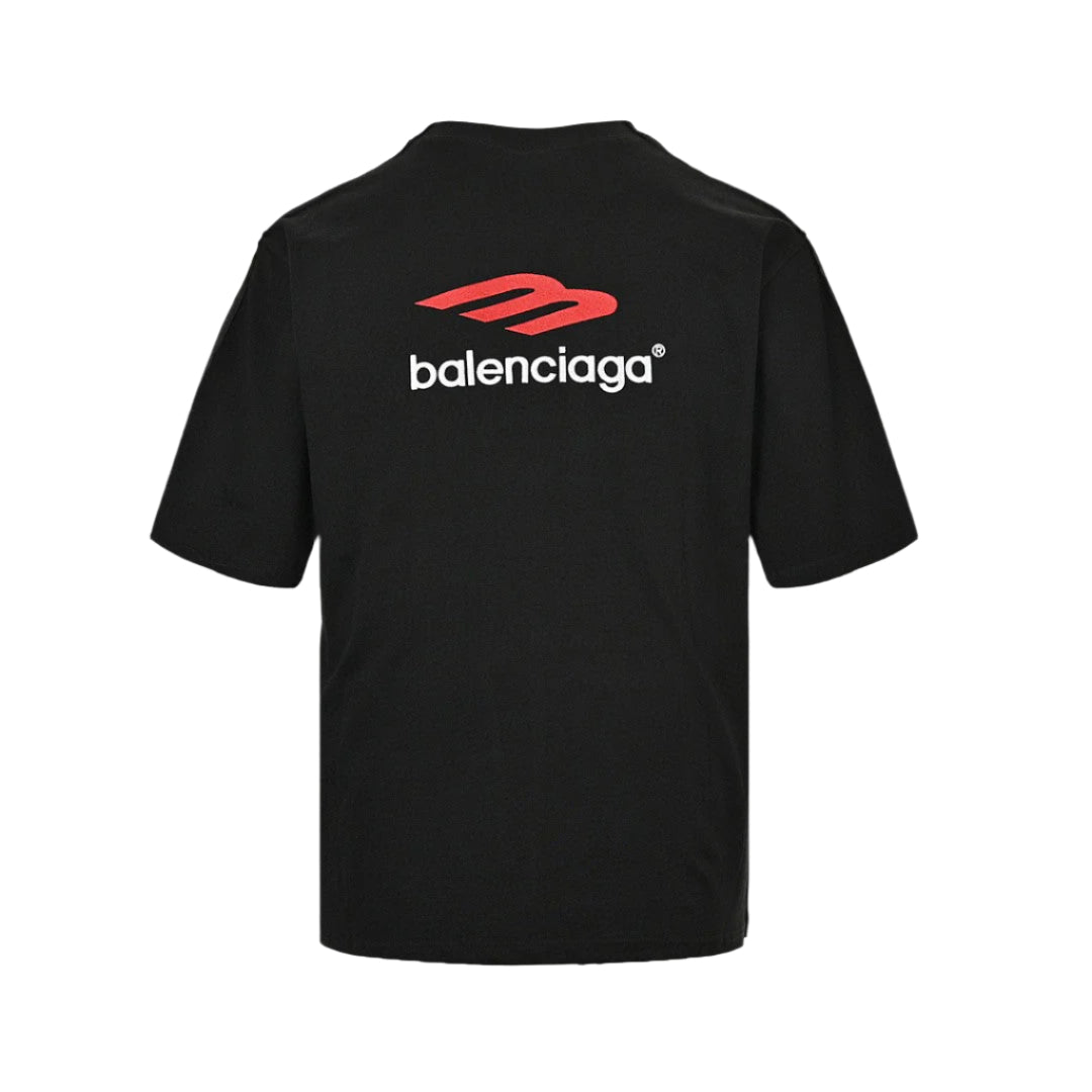BALENCIAGA VINTAGE LOGO T-SHIRT BLACK