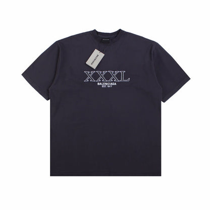 BALENCIAGA XXXL LOGO T-SHIRT BLACK