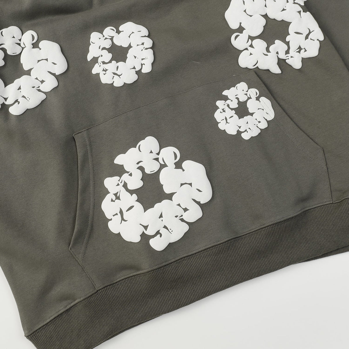 DENIM TEARS COTTON WREATH HOODIE OLIVE