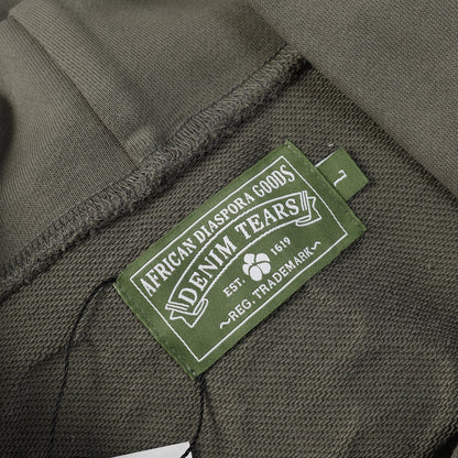DENIM TEARS COTTON WREATH HOODIE OLIVE