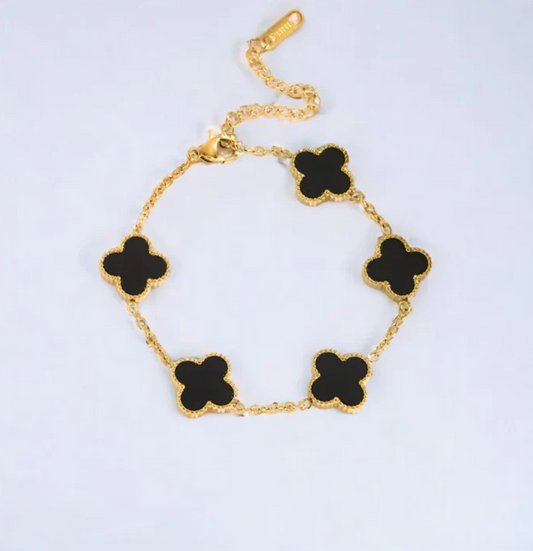 Vxnity - Gold-Plated Clover Bracelet - netstar®