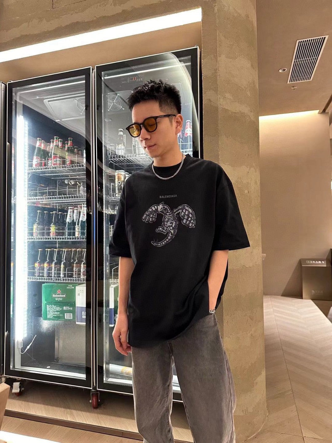 Balenciaga T-Shirt - Lobster Graphic