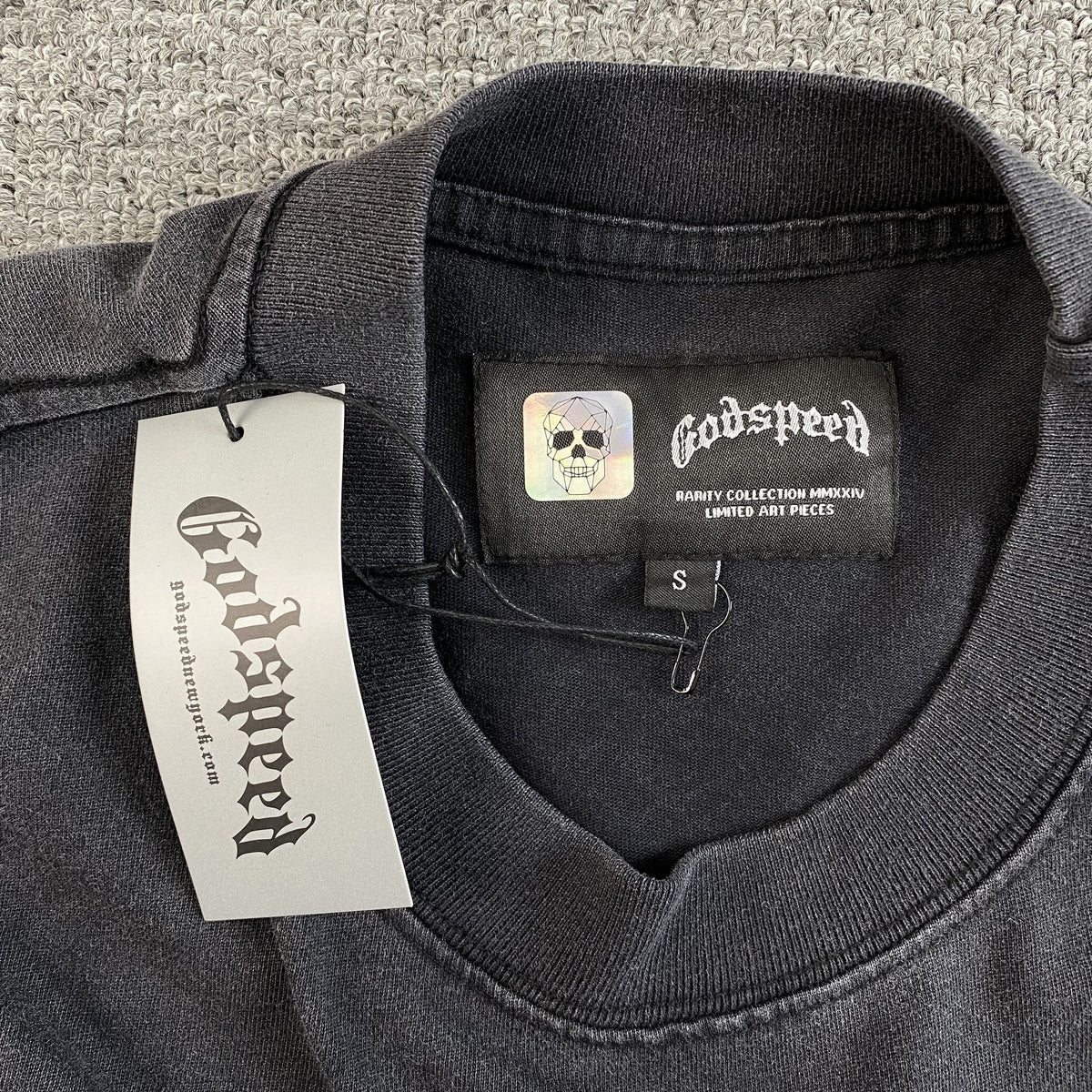 GODSPEED HILLS HAVE EYES T-SHIRT WASHED BLACK - netstar®