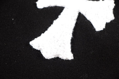 CHROME HEARTS WOOL WHITE CROSS SWEATSHIRT BLACK - netstar®