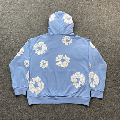 DENIM TEARS COTTON WREATH HOODIE BABY BLUE - netstar®