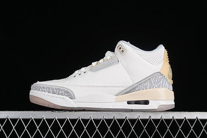 AIR JORDAN 3 CRAFT IVORY IVORY/GREY MIST/CREAM