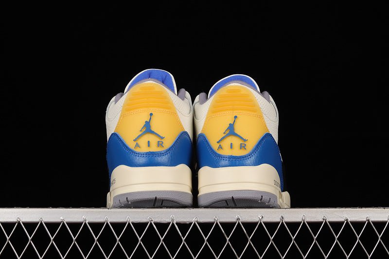AIR JORDAN 3 RETRO UNC BEIGE/RACER BLUE/YELLOW
