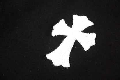 CHROME HEARTS WOOL WHITE CROSS SWEATSHIRT BLACK - netstar®