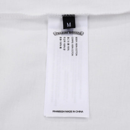 CHROME HEARTS LOGO COLLAR T-SHIRT WHITE - netstar®