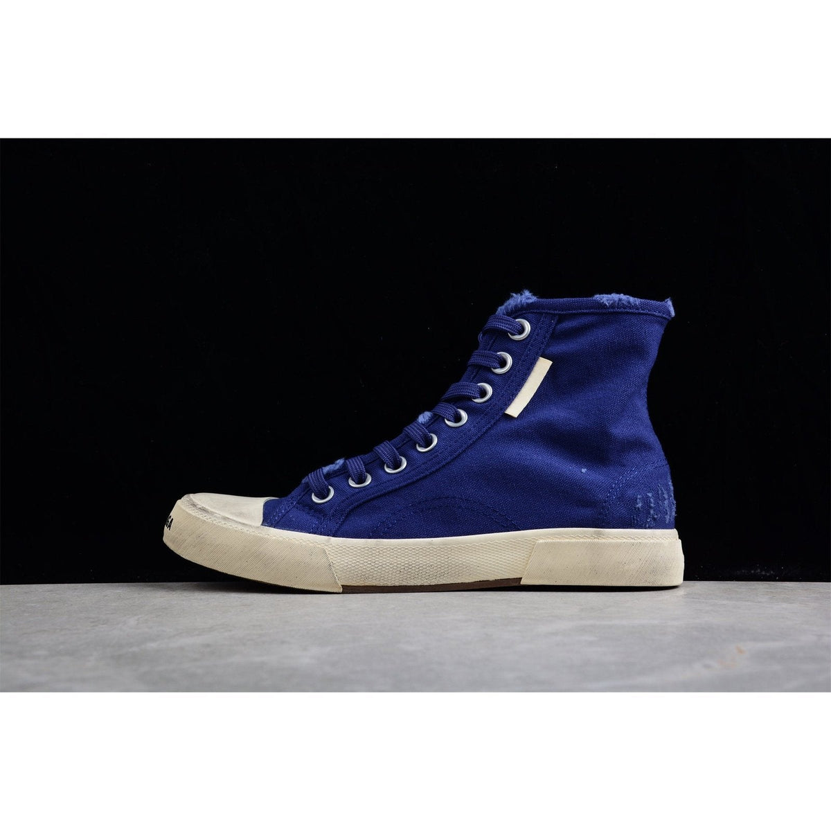 BALENCIAGA PARIS HIGH VULC DESTR x BLUE