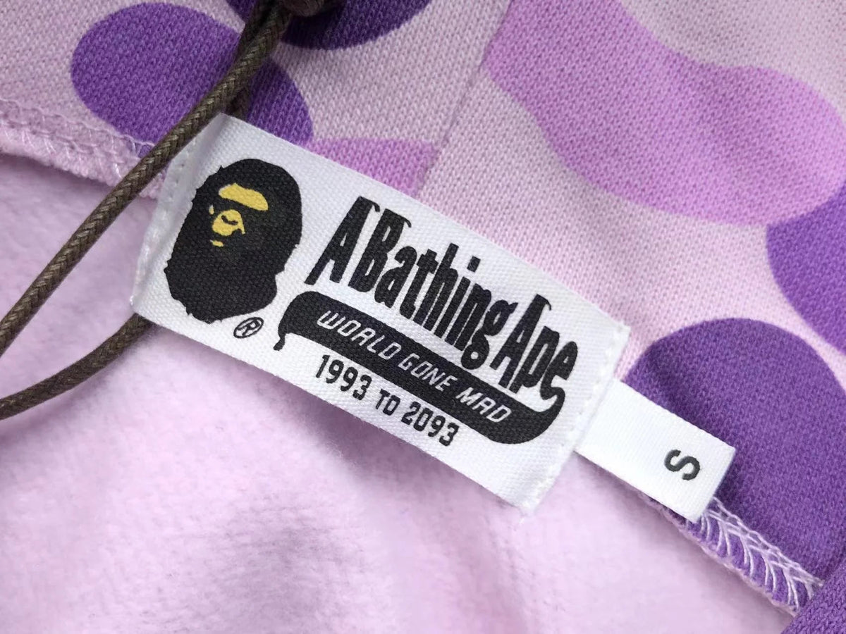 BAPE COLOR CAMO FULL ZIP HOODIE PURPLE - netstar®