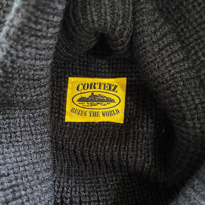 CORTEIZ KNIT BALACLAVA BLACK YELLOW - netstar®