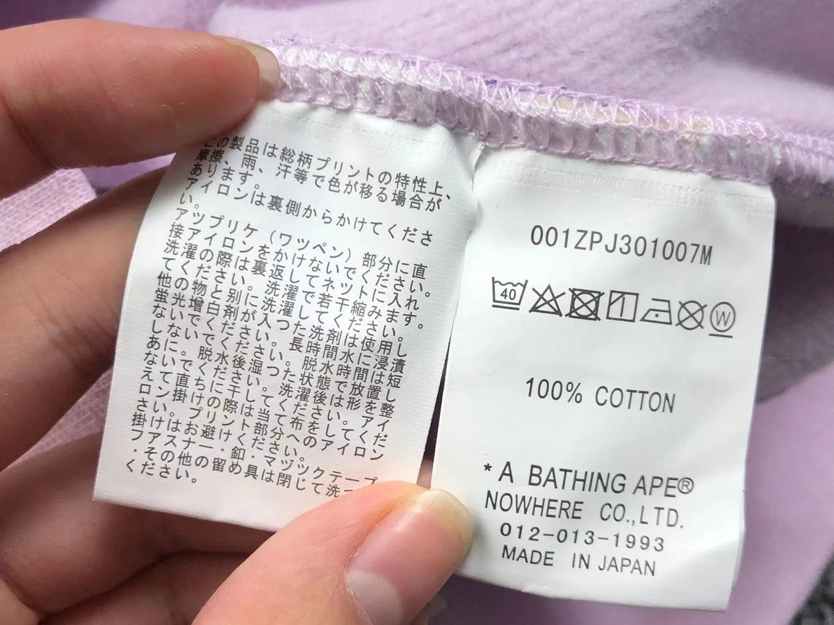 BAPE COLOR CAMO FULL ZIP HOODIE PURPLE - netstar®