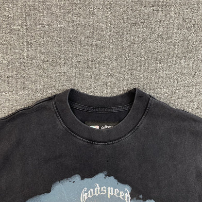 GODSPEED HOLLYWEIRD T-SHIRT WASHED BLACK - netstar®