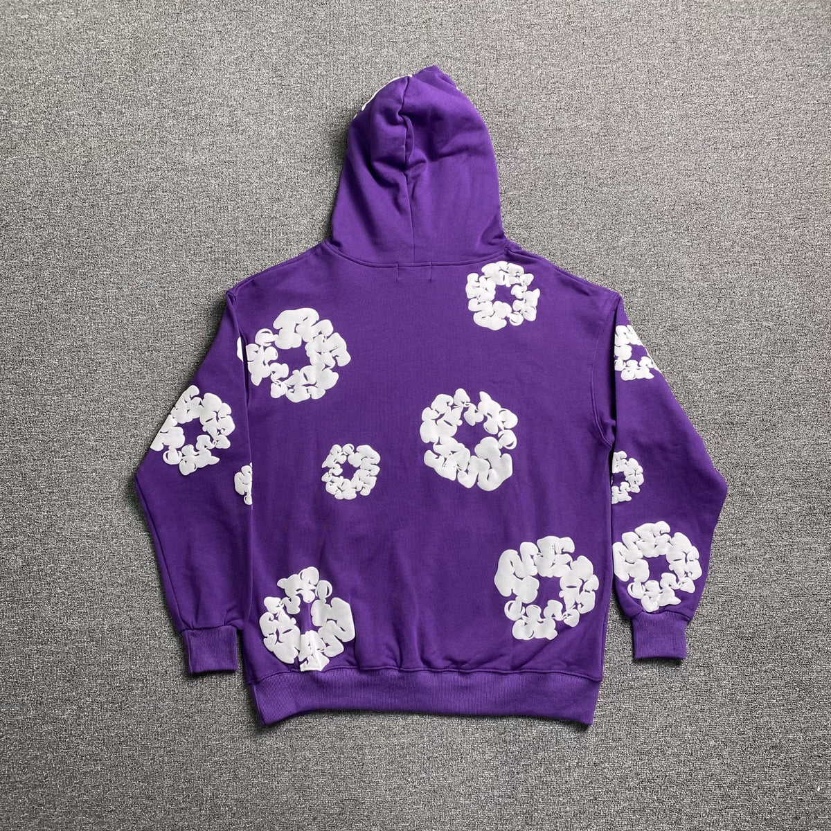 DENIM TEARS COTTON WREATH HOODIE PURPLE - netstar