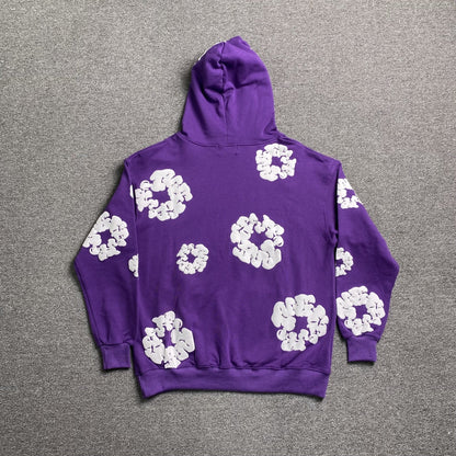 DENIM TEARS COTTON WREATH HOODIE PURPLE - netstar