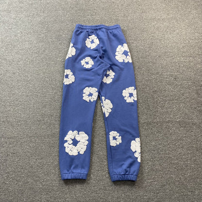 DENIM TEARS COTTON WREATH SWEATPANTS BLUE - netstar