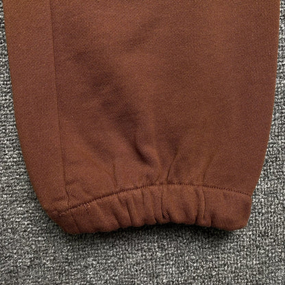 DENIM TEARS COTTON WREATH SWEATPANTS BROWN - netstar