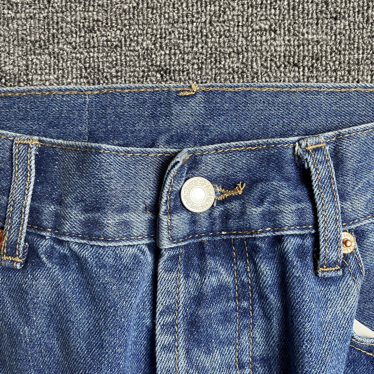 DENIM TEARS x LEVI'S COTTON WREATH JEANS BLUE - netstar
