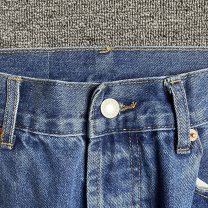 DENIM TEARS x LEVI'S COTTON WREATH JEANS BLUE - netstar