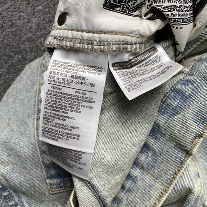 DENIM TEARS x LEVI'S DIRTY WASH WREATH JEANS LIGHT WASH - netstar