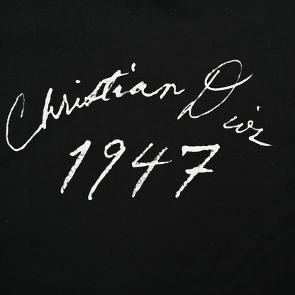 Dior 1947 Signature Black T-Shirt - netstar